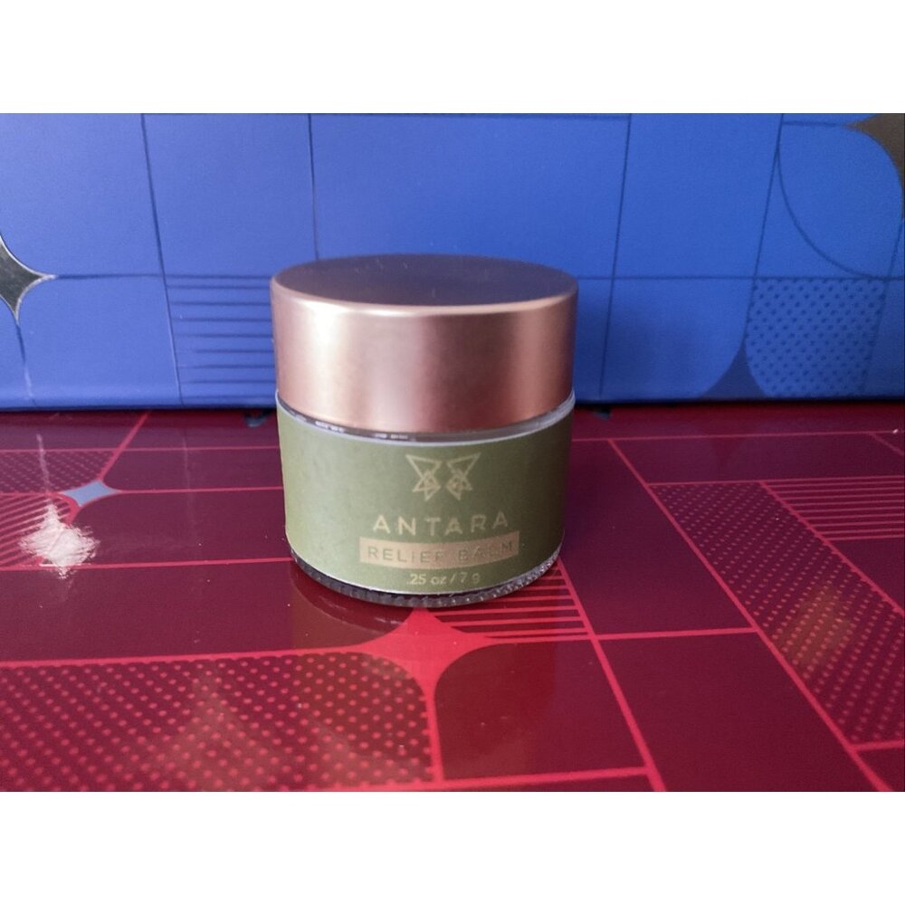 Zents Antara Relief Balm Travel Sample 0.25 oz/ 7g New Warming / Soothing